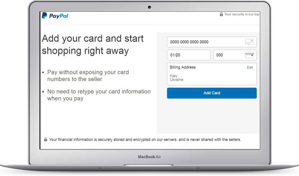 Як здійснювати платежі через PayPal