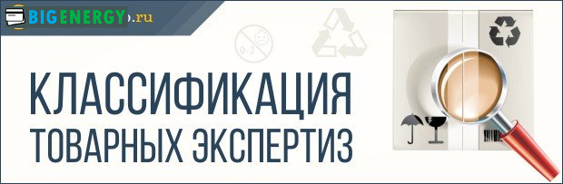 Класифікація товарних експертиз