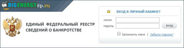 Єдиний федеральний реєстр банкрутств