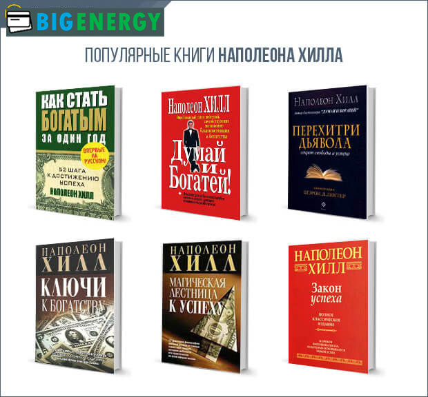 Популярні книги Наполеона Хілла